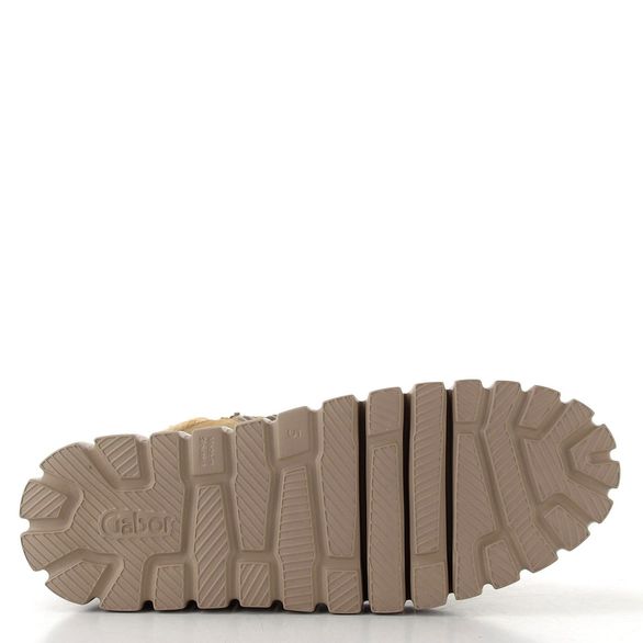 Gabor šněrovací kotník na platformě lion/camel 76.786.35