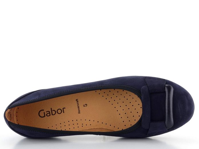 Gabor modré semišové baleríny 54.166.16