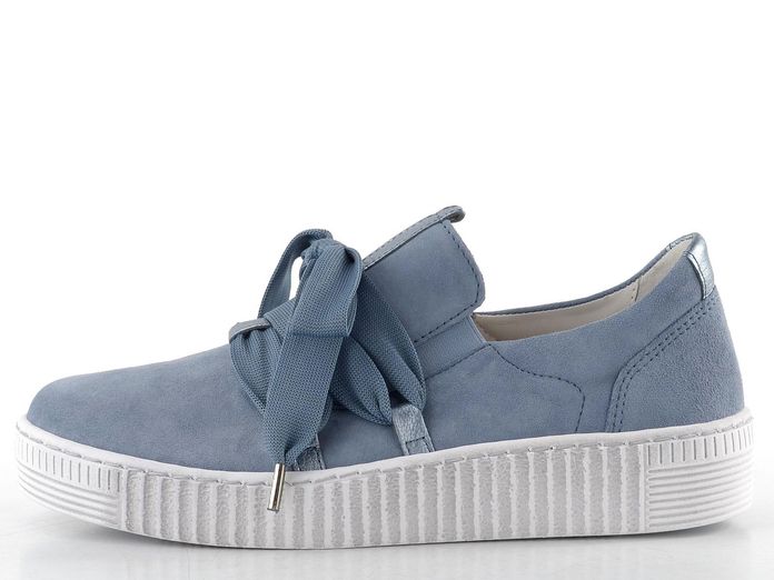 Gabor semišové prozouvací polobotky světle modré 83.333.10