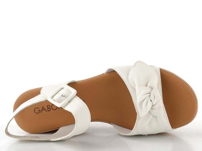 Gabor sandály na klínu latte 84.653.20