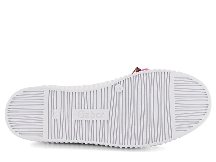Gabor bílé sneakers tenisky s barevnými tkaničkami 43.330.20