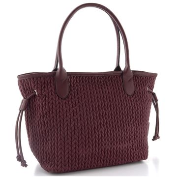 Gabor nylonová shopper kabelka Granada Quilt dark red 012887