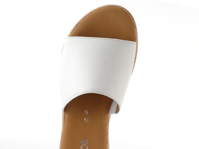 Gabor kožené pantofle weiss 82.730.50