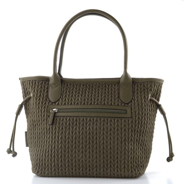 Gabor nylonová shopper kabelka Granada Quilt khaki 012888