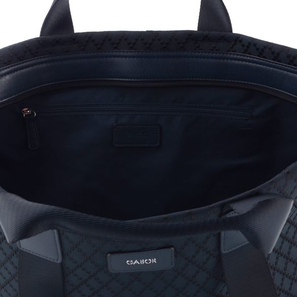 Gabor shopper kabelka se vzorem temně modrá 012899