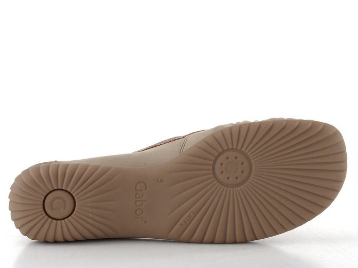 Gabor mokasíny s ozdobným šitím corda/new whisky 86.090.43