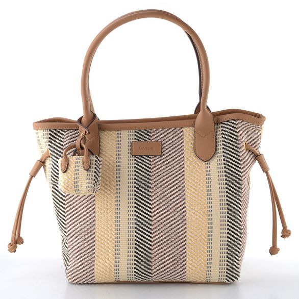 Gabor vytkávaná shopper kabelka Granada Denada mixed beige 012435