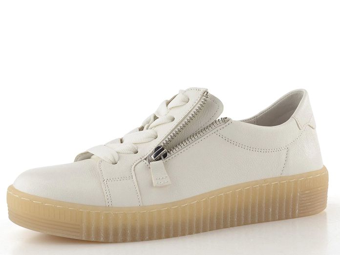 Gabor kožené polobotky se zipy latte 83.334.20