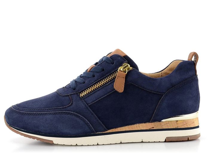 Gabor semišové sneakers tenisky bluette/cognac 63.431.16