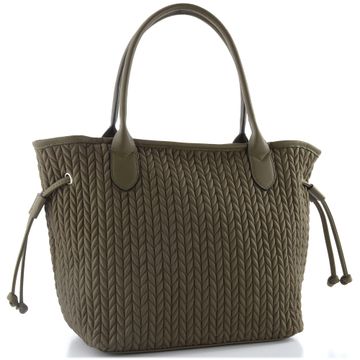 Gabor nylonová shopper kabelka Granada Quilt khaki 012888