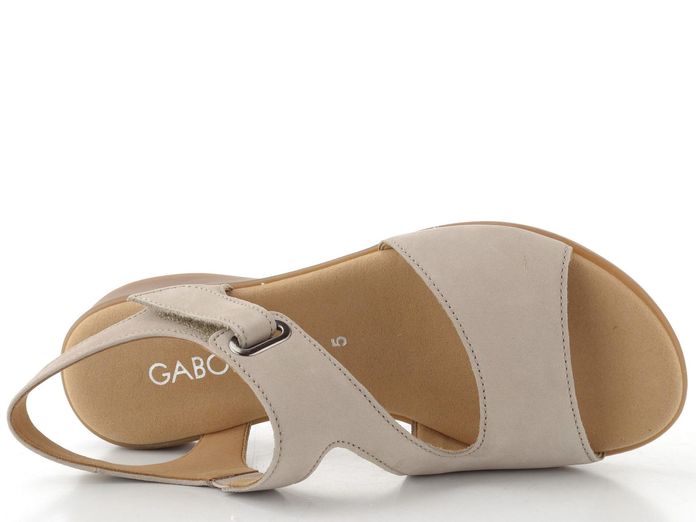 Gabor nubukové sandály leinen 82.803.43