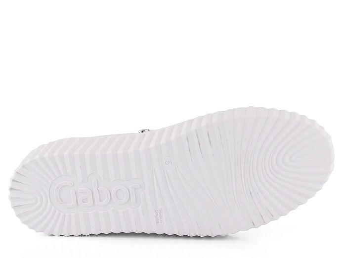Gabor hladké sneakers na platformě bílé 83.200.21