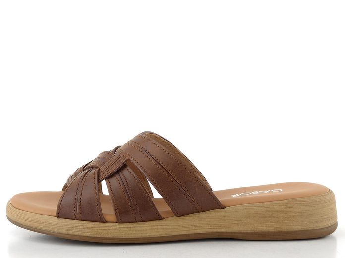 Gabor kožené pantofle peanut 82.732.54