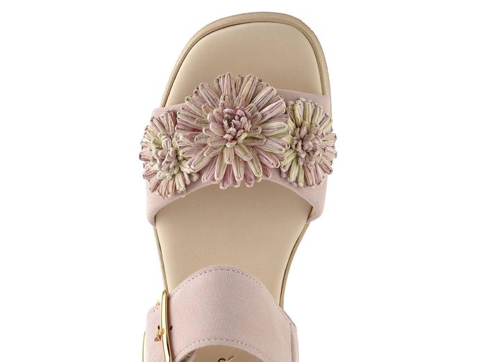 Gabor semišové sandály na platformě bloom multicolor 84.525.10