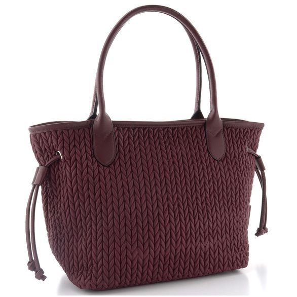 Gabor nylonová shopper kabelka Granada Quilt dark red 012887