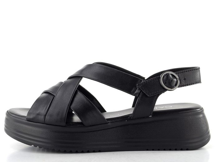 Gabor sandály na platformě černé 82.743.57