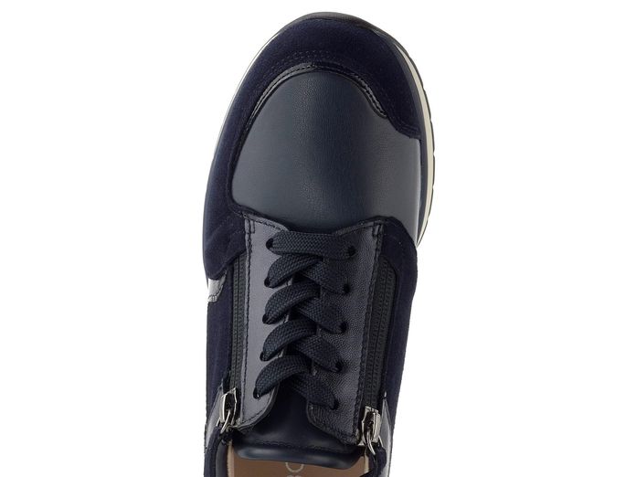 Gabor široké tenisky se zipem dark-blue/steel 86.307.66