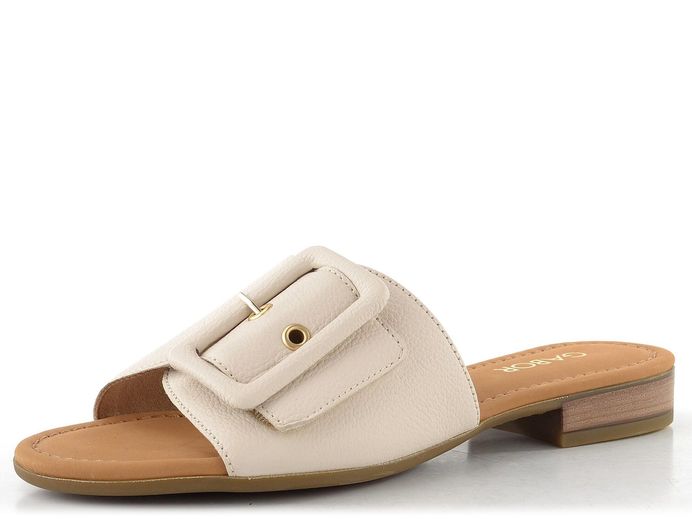 Gabor luxusní nízké pantofle se sponou creme 82.791.52