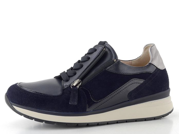 Gabor široké tenisky se zipem dark-blue/steel 86.307.66