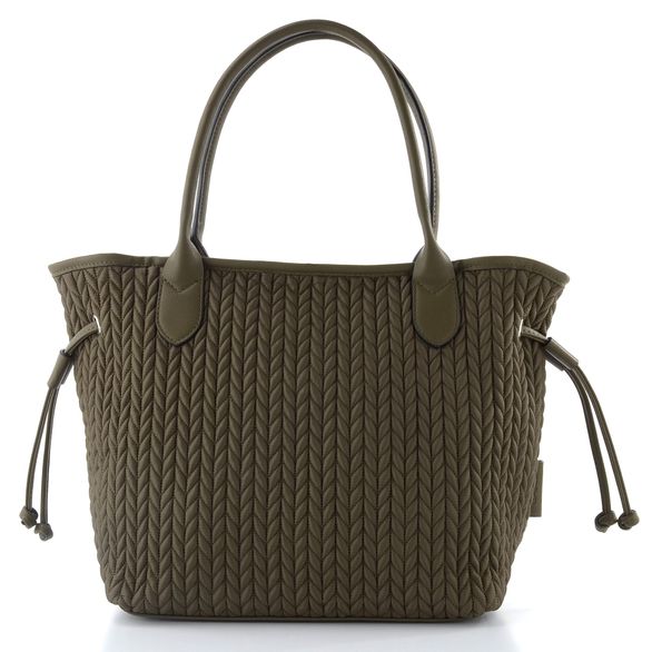 Gabor nylonová shopper kabelka Granada Quilt khaki 012888