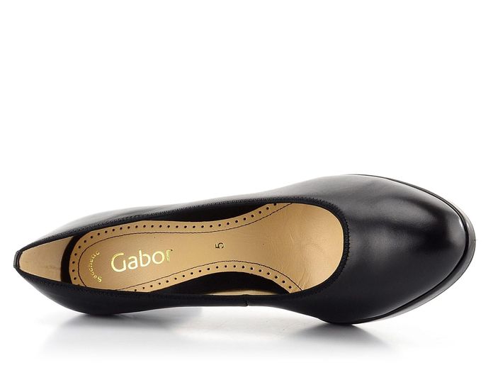 Gabor černé hladké lodičky 61.470.27