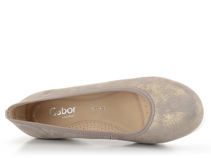 Gabor lodičky na klínku metallic světlé 62.641.95