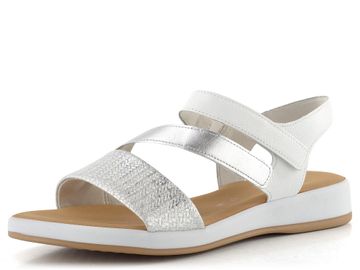 Gabor sandály na platformě silber/weiss 82.733.51