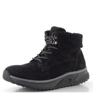 Gabor Rollingsoft šněrovací kožený kotník black 0802.02.001