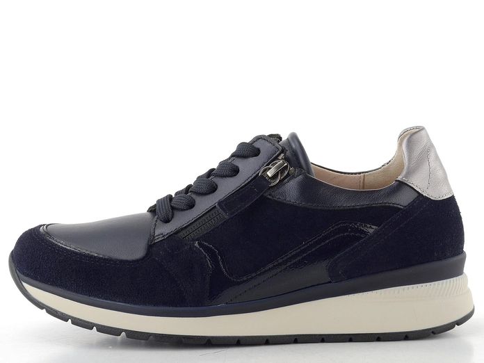 Gabor široké tenisky se zipem dark-blue/steel 86.307.66