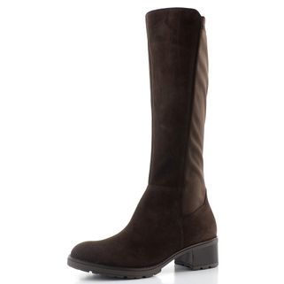 Gabor kozačky na podpatku vel. M-Stretch mocca/brown 8011.03.003