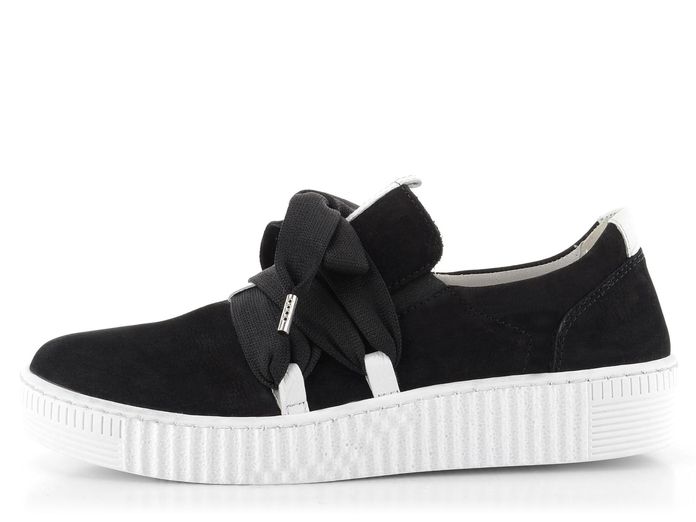 Gabor nubukové sneakers tenisky černo/bílé  63.333.17