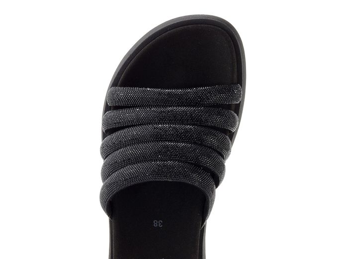 Gabor páskové pantofle na platformě černé 83.752.87