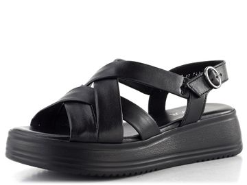 Gabor sandály na platformě černé 82.743.57
