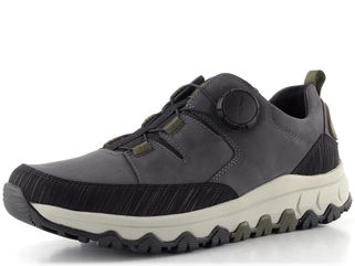 Gabor Rollingsoft pánské kožené polobotky iron/black 8005.15.03