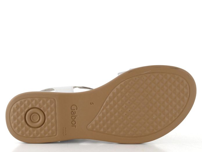 Gabor sandály na platformě silber/weiss 82.733.51