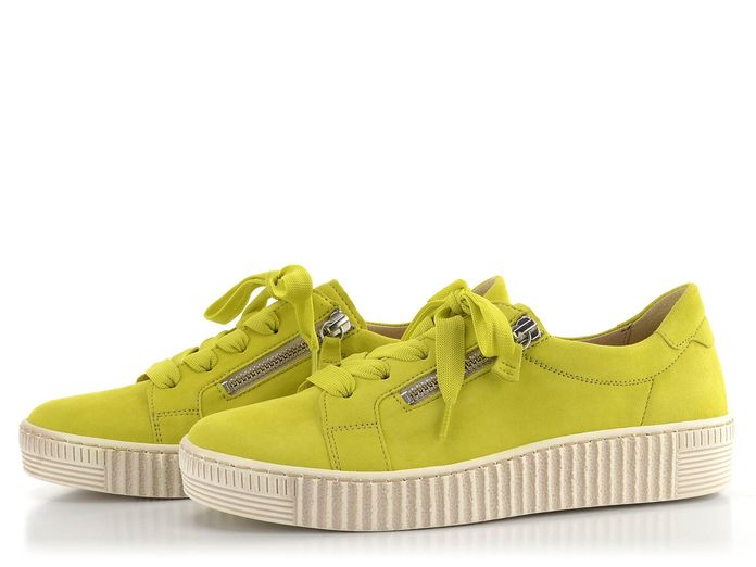 Gabor nubukové sneakers tenisky lemon 63.334.39