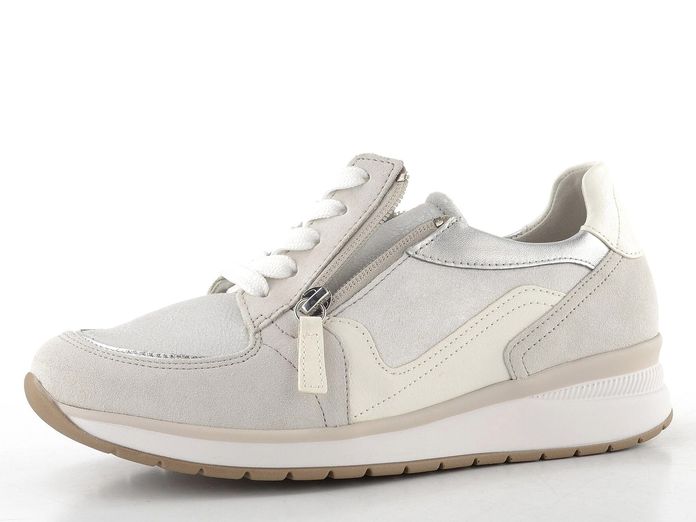 Gabor široké tenisky se zipem bianco/white/silber 86.307.60