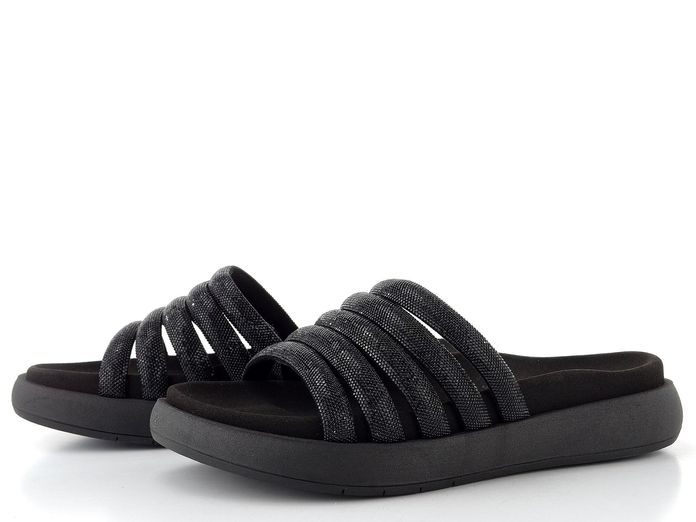 Gabor páskové pantofle na platformě černé 83.752.87