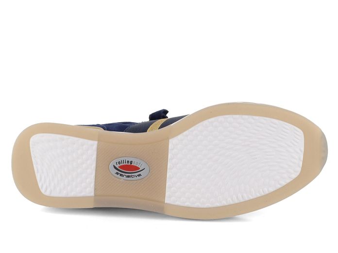 Gabor modro-zlaté sneakers polobotky se zipy 46.928.46