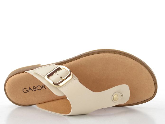 Gabor kožené pantofle žabky se sponou panna 85.520.22