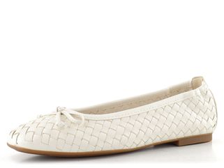 Gabor proplétané kožené baleríny latte 84.145.20