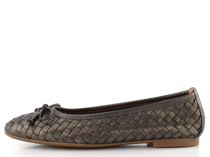 Gabor proplétané metalické baleríny smog 84.145.68