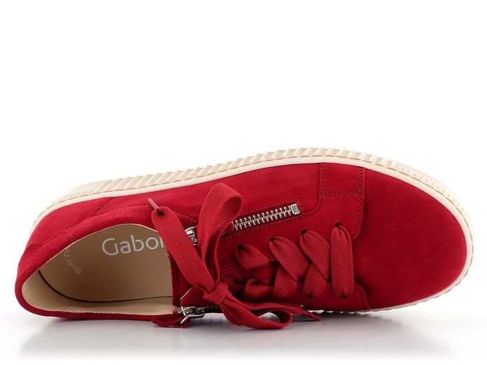 Gabor nubukové sneakers tenisky rubín 63.334.15