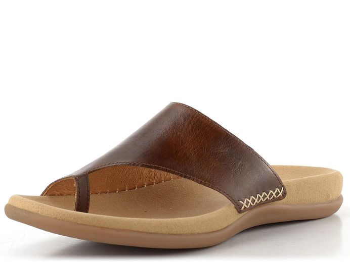 Gabor hnědé pantofle žabky Peanut 03.700.24