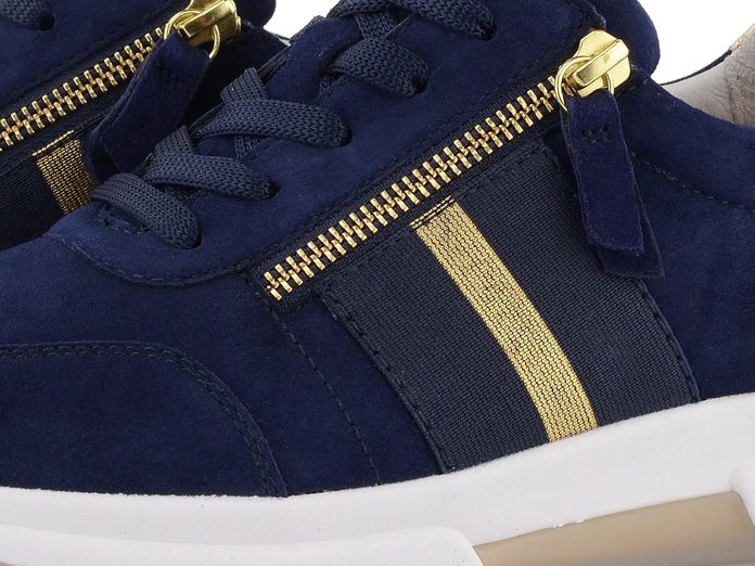 Gabor modro-zlaté sneakers polobotky se zipy 46.928.46