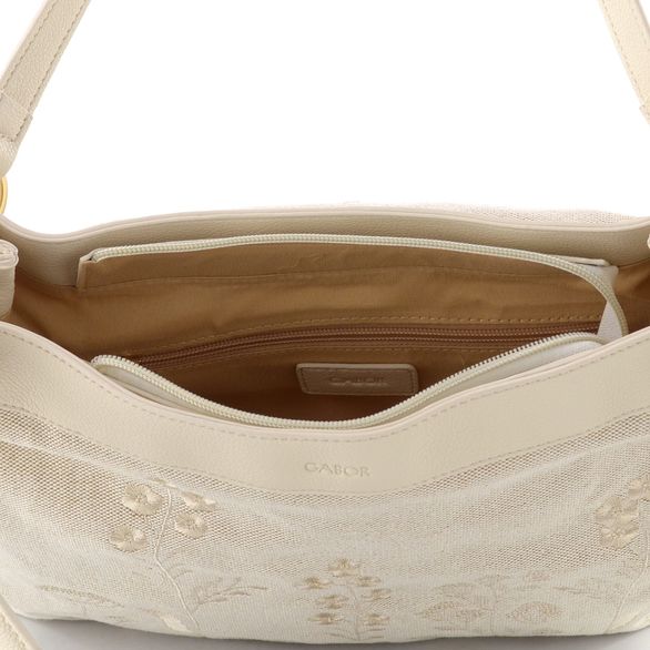 Gabor shopper kabelka s výšivkou Noelia mixed beige 012701