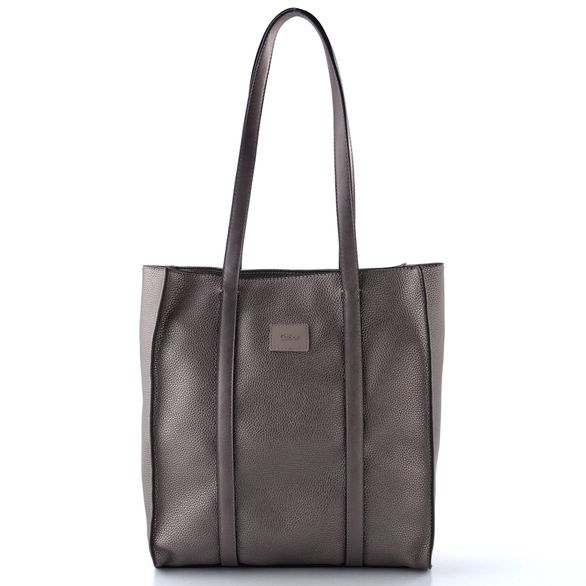 Gabor metalická shopper kabelka Elfie old silver 012032
