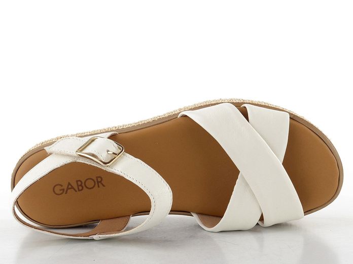 Gabor sandály na platformě světlé latte 84.563.20