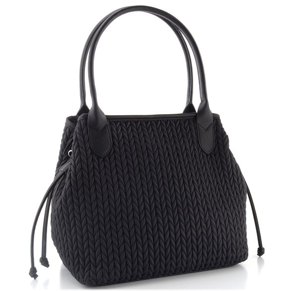 Gabor nylonová shopper kabelka Granada Quilt black 012886