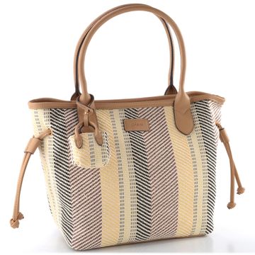 Gabor vytkávaná shopper kabelka Granada Denada mixed beige 012435